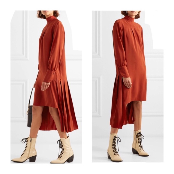 Chloe silk shirt dress - Picture 9 of 11